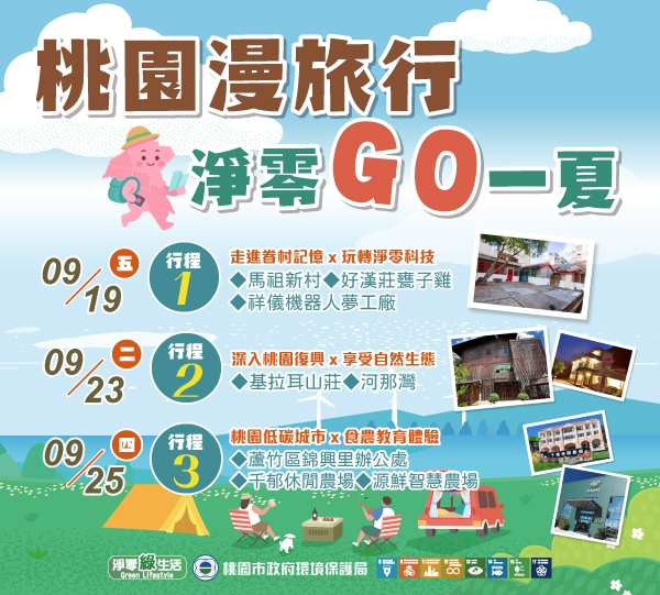 桃園漫旅行 淨零GO一夏